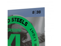 D'Addario EPS530 08-38 Extra Super Light, XL ProSteels Electric Guitar Strings D'Addario EPS530 08-38 Extra Super Light, XL ProSteels Electric Guitar Strings